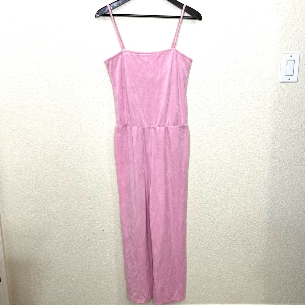 Juicy Couture Pink Terry Cloth Jumpsuit Size M